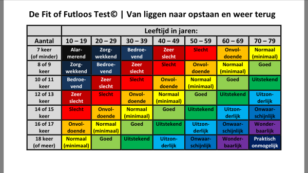 De Fit of Futloos Test (c) Bart Flos Veranderadvies